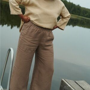 Linenfox Heavy Linen Trousers – Size S